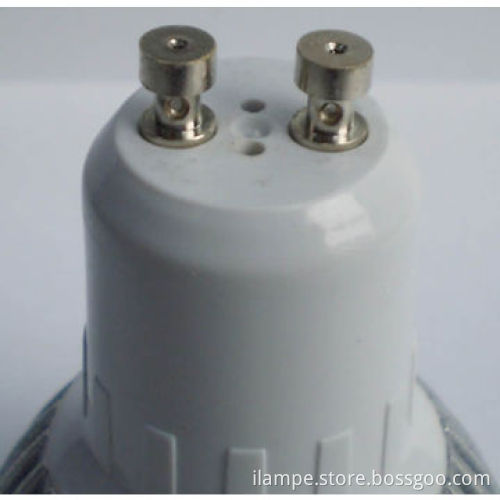 LED Spotlight Bulb, 4W, Made of Aluminum, High Luminous Efficiency, Silver Luster, CE-marked